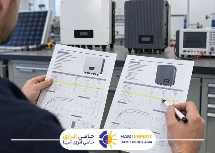 روش خواندن دیتاشیت اینورتر خورشیدی