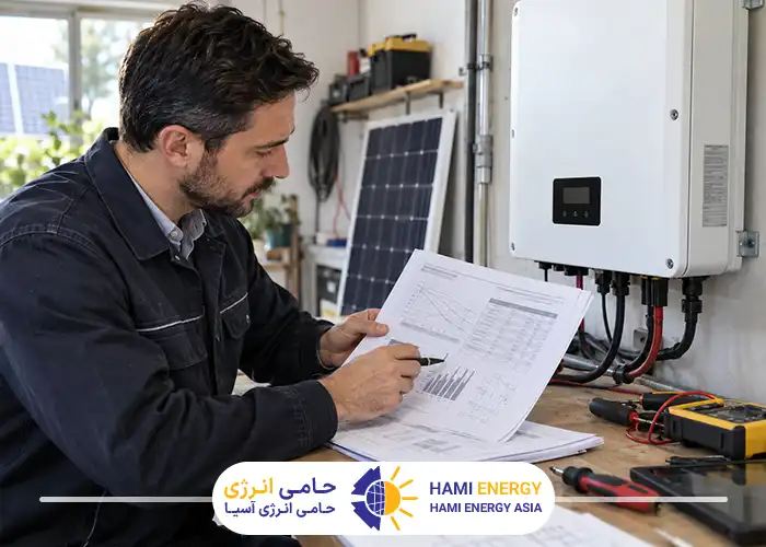 خواندن دیتاشیت اینورتر خورشیدی