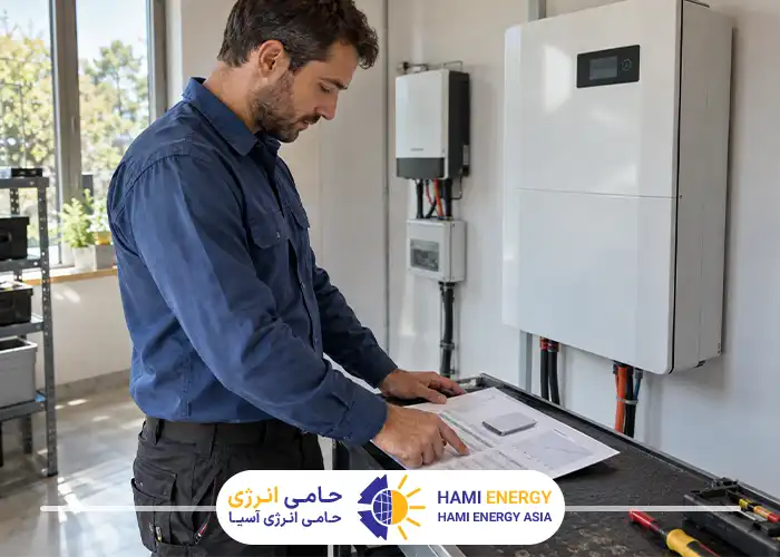 خواندن دیتاشیت باتری خورشیدی