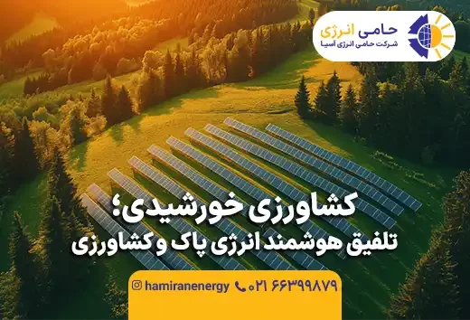 کشاورزی خورشیدی؛ تلفیق هوشمند انرژی پاک و کشاورزی